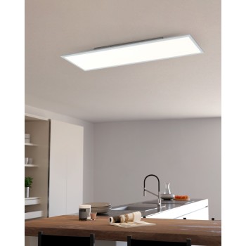 Panou LED BOTTAZZO 1 argintiu Eglo 75564, 100x25 cm, 25W