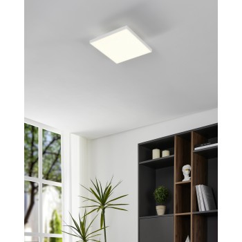 Panou LED CALEMAR-S alb Eglo 75616, 28.7x28.7 cm, 8.5W