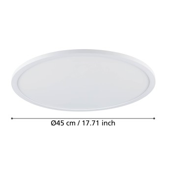 Panou LED SARSINA-Z alb Eglo 900758, D45 cm, 33.5W
