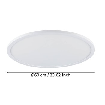 Panou LED SARSINA-Z alb Eglo 900759, D60 cm, 41W