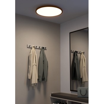 Panou LED SARSINA-Z negru Eglo 900762, D60 cm, 41W