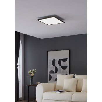 Panou LED SALOBRENA 1 negru Eglo 900818, 45x45 cm, 21.5W