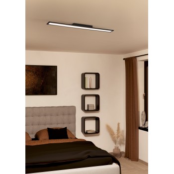 Panou LED SALOBRENA 1 negru Eglo 900822, 119.5x10 cm, 38W