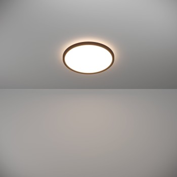 Panou LED ROVITO negru Eglo 901438, D30 cm, 13.9W
