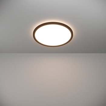 Panou LED ROVITO-R negru Eglo 901454, D38.9 cm, 18.5W