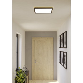 Panou LED ROVITO-R negru Eglo 901456, 39x39 cm, 17.6W
