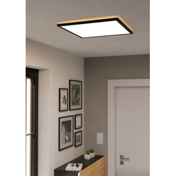 Panou LED ROVITO-R negru Eglo 901457, 50x50 cm, 17W
