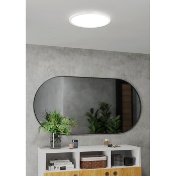 Panou LED ROVITO-R alb Eglo 901458, D38.9 cm, 18.5W