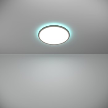 Panou LED ROVITO-Z negru Eglo 901463, D30 cm, 13.9W