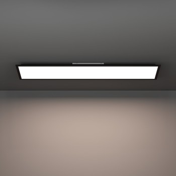 Panou LED MORADILLO negru Eglo 901487, 119.5x29.5 cm, 33W