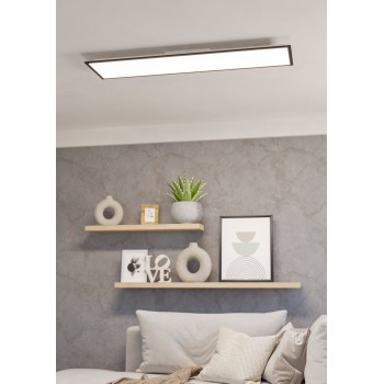 Panou LED MORADILLO negru Eglo 901487, 119.5x29.5 cm, 33W