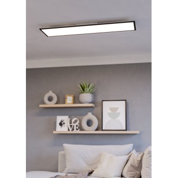 Panou LED MORADILLO-Z negru Eglo 901509, 119.5x29.5 cm, 34W