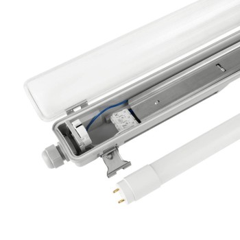 Lampa IP65 BASIC PLUS gri Eglo 901545, 65x7.3 cm, 1xG13