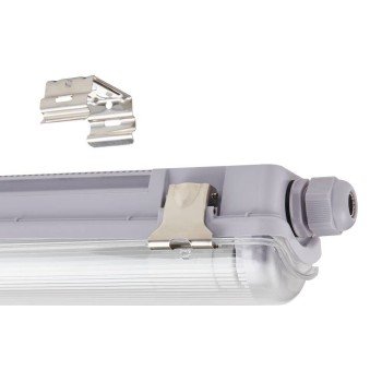 Lampa IP65 BASIC PLUS gri Eglo 901549, 155.8x9.9 cm, 2xG13