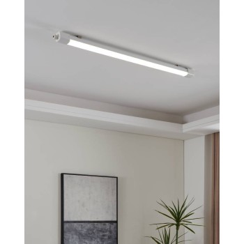 Lampa LED IP65 SLIM SENSOR alb Eglo 901556, 113x5.8 cm, 30W