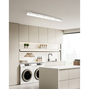 Lampa LED IP65 PRIME gri Eglo 901562, 118.8x8.5 cm, 19W