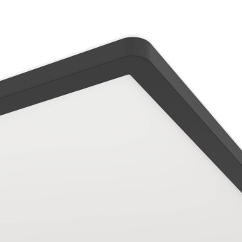 Panou LED MINERARIO negru Eglo 901575, 39x39 cm, 20.4W
