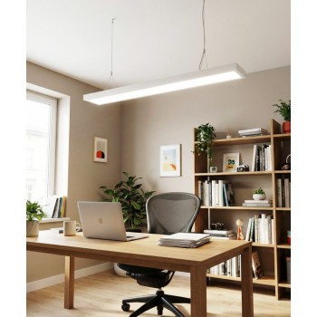 Panou LED PIETRANGELI alb Eglo 902208, 118.5x20 cm, 16.4W