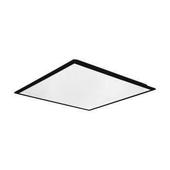 Panou LED COLFIORITO negru Eglo 902357, 59.5x59.5 cm, 24.5W