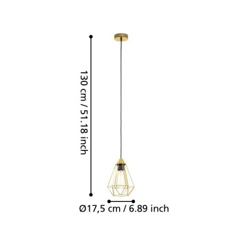 Pendul TARBES Eglo 43681, 1xE27