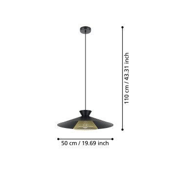Pendul GRIZEDALE Eglo 43885, 1xE27