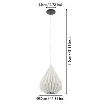 Pendul MINTING Eglo 43932, 1xE27