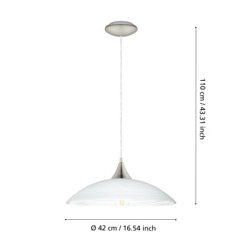 Pendul LAZOLO Eglo 91496, 1xE27