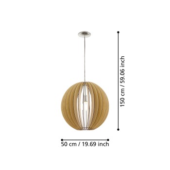 Pendul COSSANO Eglo 94765, 1xE27