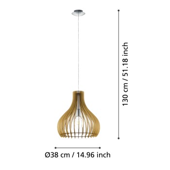 Pendul TINDORI Eglo 96258, 1xE27