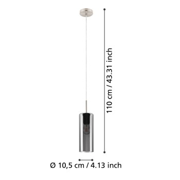 Pendul SELVINO Eglo 98694, 1xE27