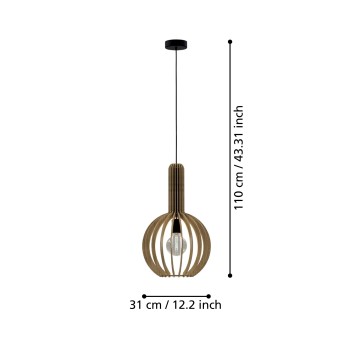 Pendul VELASCO Eglo 900151, 1xE27