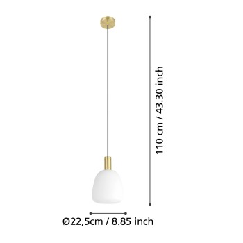 Pendul MANZANARES Eglo 900305, 1xE27