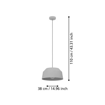 Pendul CONTRISA Eglo 900379, 1xE27
