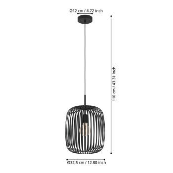 Pendul ROMAZZINA Eglo 900494, 1xE27