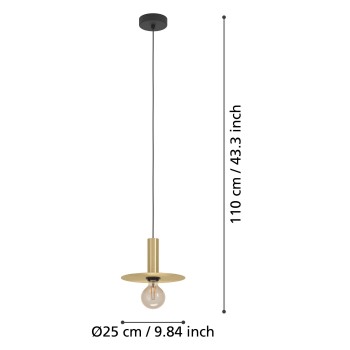 Pendul ESCANDELL Eglo 900731, 1xE27