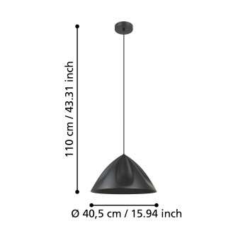 Pendul PODERE Eglo 900835, 1xE27
