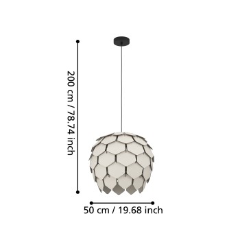 Pendul MATTANZA Eglo 900847, 1xE27