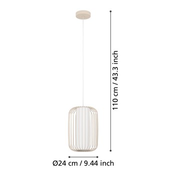 Pendul TERRAROSA Eglo 900866, 1xE27