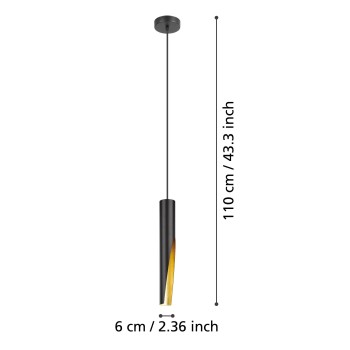 Pendul BARBOTTO Eglo 900872, 1xGU10