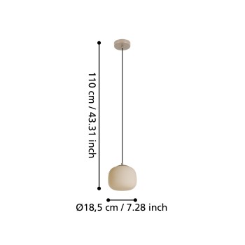 Pendul COMINIO Eglo 900893, 1xE27