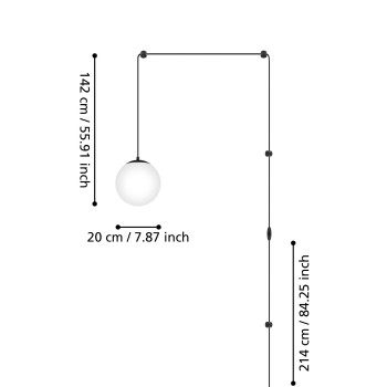 Pendul RONDO 3 Eglo 900977, 1xE27