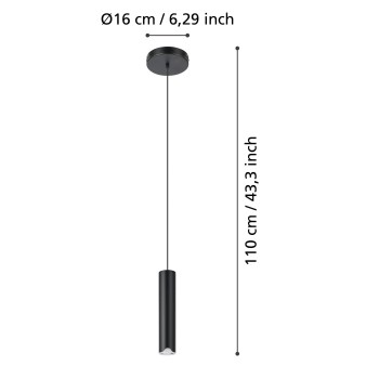 Pendul LED BALAMORTA-Z Eglo 901123, 3.7W