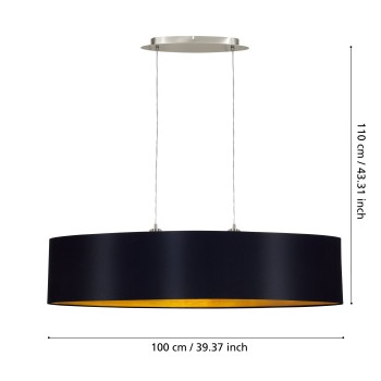 Lustra MASERLO Eglo 31616, 2xE27