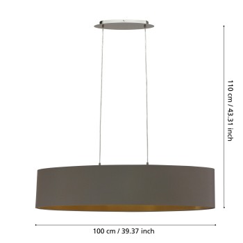 Lustra MASERLO Eglo 31618, 2xE27