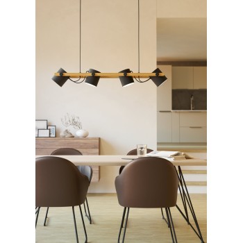 Lustra HORNWOOD Eglo 43424, 4xE27
