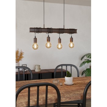 Lustra TOWNSHEND 4 Eglo 43523, 4xE27