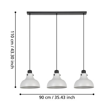 Lustra MATLOCK Eglo 43826, 3xE27