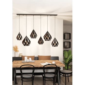 Lustra CARLTON 1 Eglo 43846, 6xE27