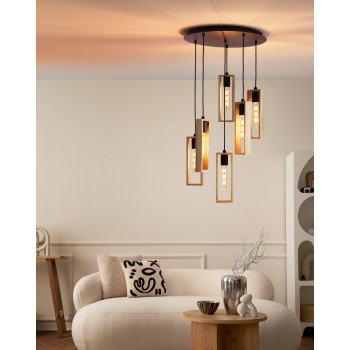 Lustra LITTLETON Eglo 44054, 6xE27