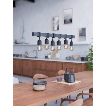 Lustra TOWNSHEND Eglo 44062, 6xE27